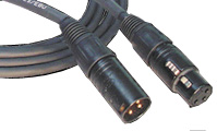 3 pin DMX lighting cables.