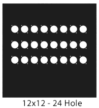 24 hole church sond wall panel