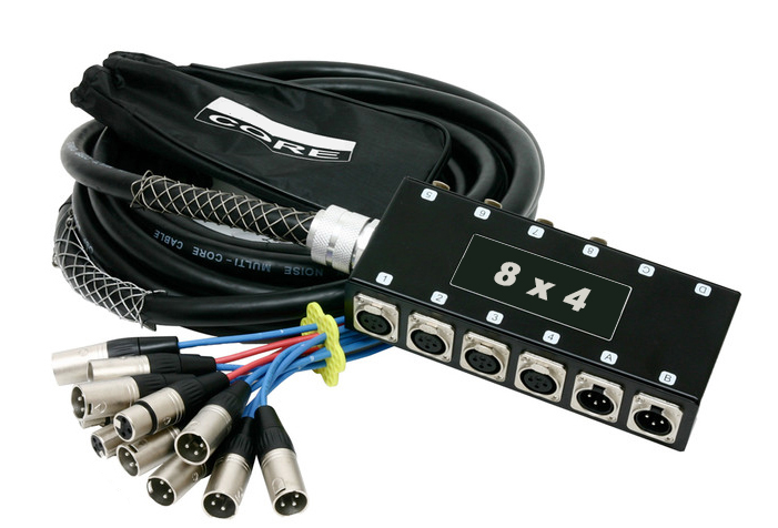XLR Fan to Fan audio multi track snakes male to female
